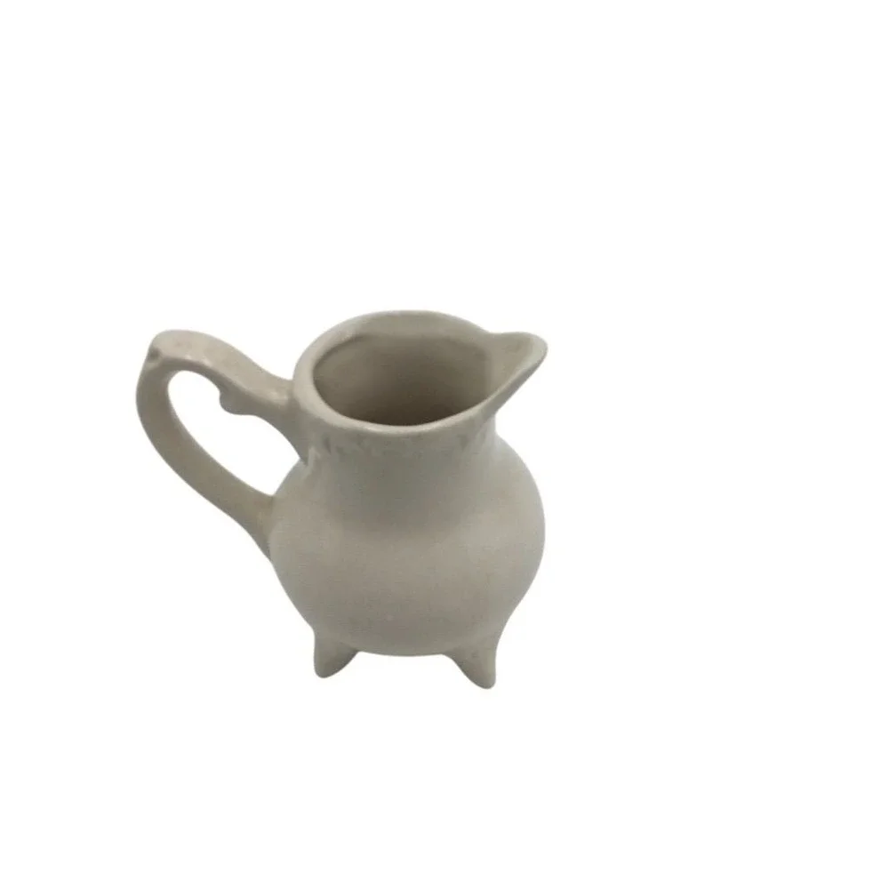 Vintage Christmas Poinsettia Ceramic Pitcher Vase Holiday‎ Decor